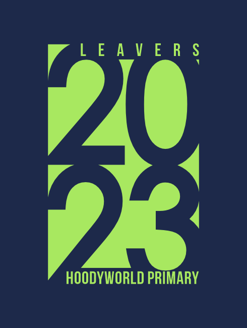Primary School Leavers Hoodies - Primary Leavers Designs - Primary Solid Number 2