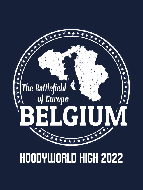 School Trip Hoodies - school trip Designs - Belgium Battlefield Design 2
