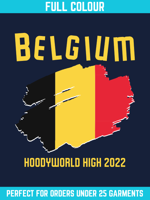 School Trip Hoodies - school trip Designs - Belgium Full Colour