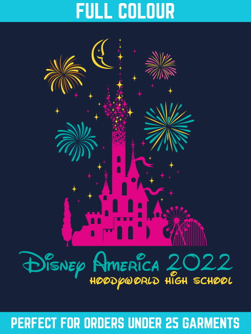 School Trip Hoodies - school trip Designs - Disney Full Colour