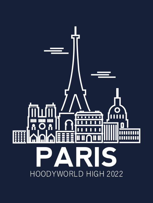 School Trip Hoodies - school trip Designs - Paris Skyline Design