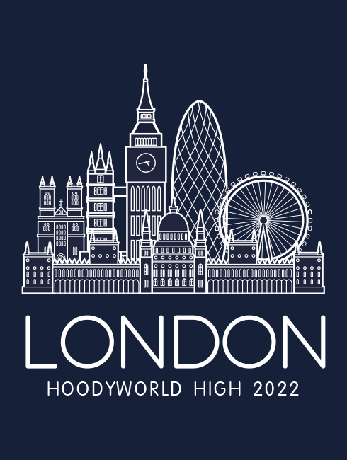 School Trip Hoodies - school trip Designs - London Skyline Design