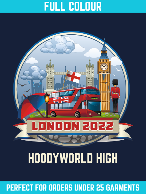 School Trip Hoodies - school trip Designs - London Full Colour