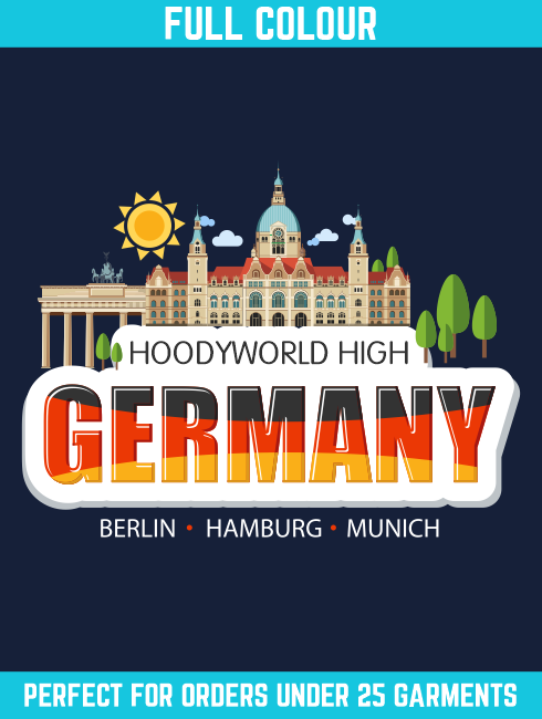 School Trip Hoodies - school trip Designs - Germany Full Colour Design