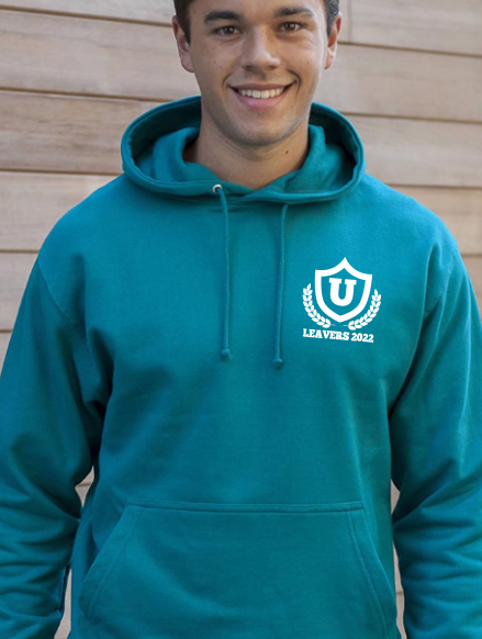 Leavers Hoodies - Front Option - Printed One Colour Badge