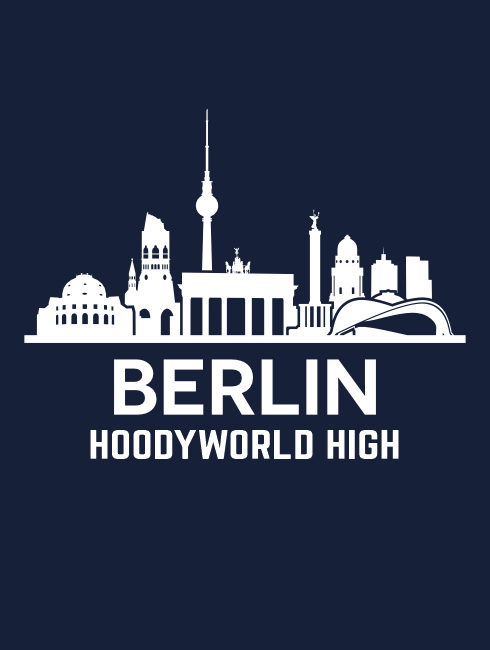School Trip Hoodies - school trip Designs - Berlin Skyline Design