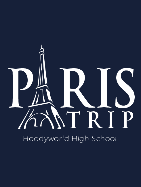 School Trip Hoodies - school trip Designs - France Landmark Design