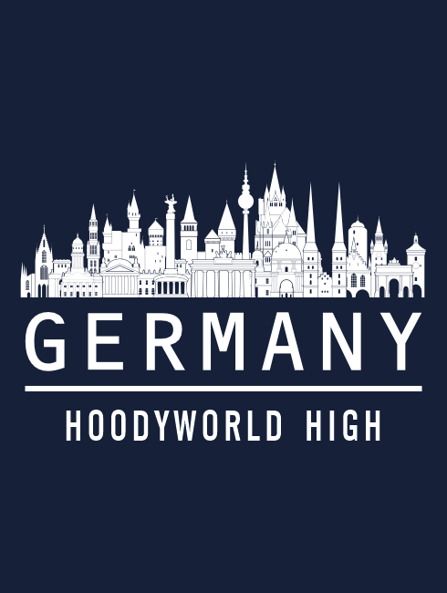 School Trip Hoodies - school trip Designs - Germany Skyline