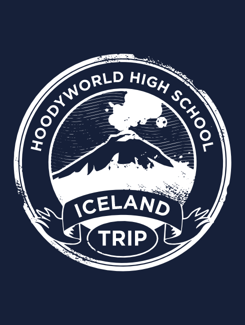 School Trip Hoodies - school trip Designs - Iceland Circle Design