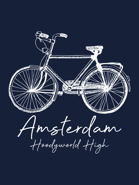 School Trip Hoodies - school trip Designs - Amsterdam Bike