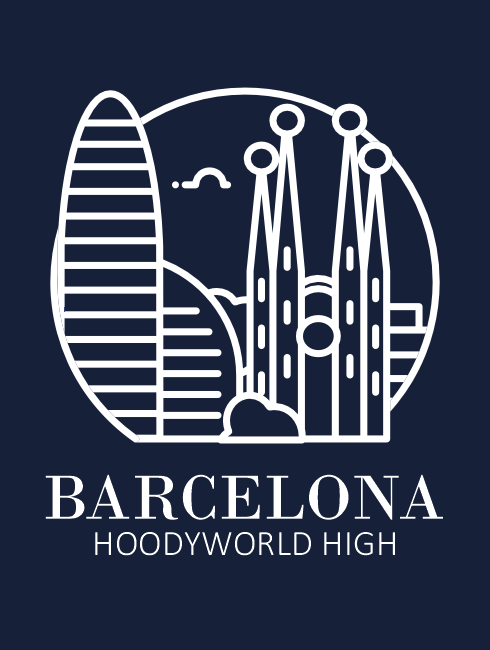School Trip Hoodies - school trip Designs - Barcelona Icon Design