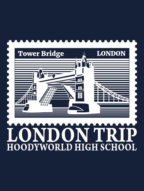 School Trip Hoodies - school trip Designs - London Stamp Design