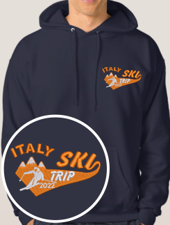 Ski Trip Hoodies - Embroidery - Hoodyworld Embroidery Logo 7