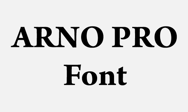 General Enquiry - Font - Arno Pro