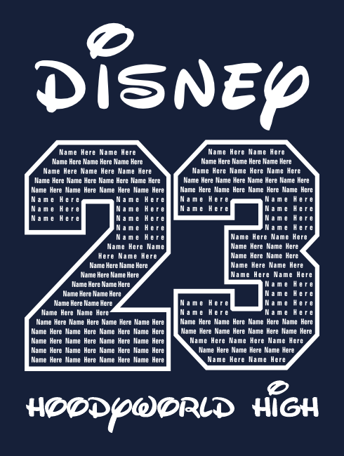 School Trip Hoodies - school trip Designs - Disney Number Design
